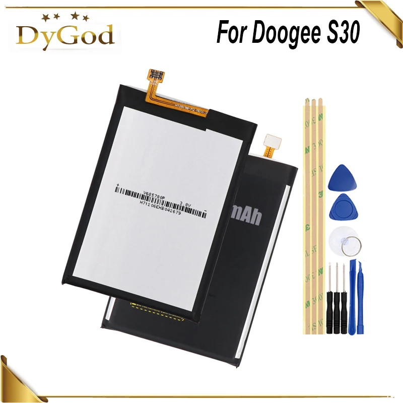 Аккумулятор DyGod 5580 мАч для Doogee S30 высококачественный Сменный аккумулятор