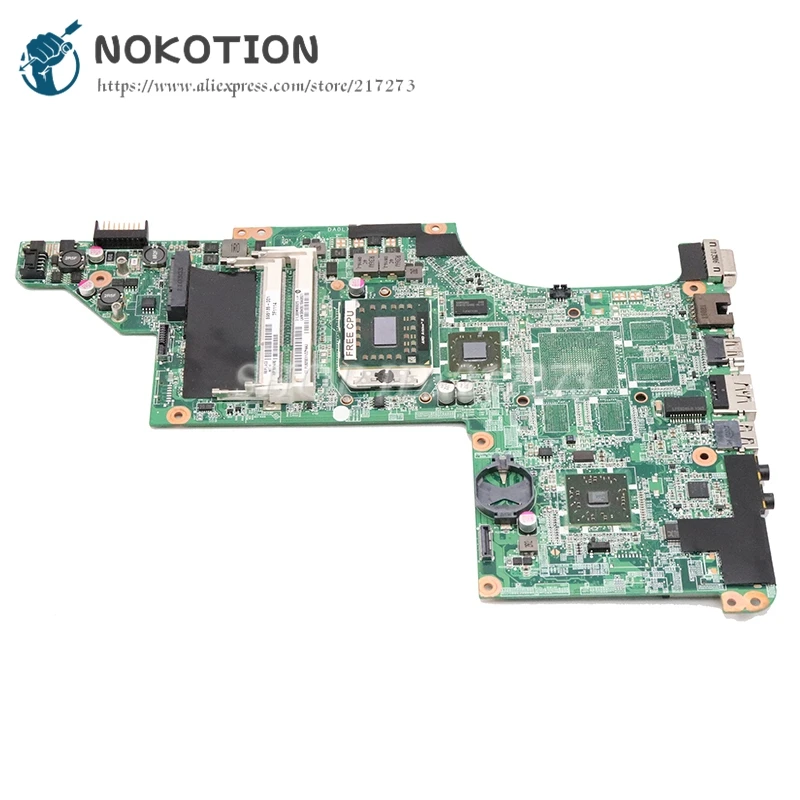 Материнская плата NOKOTION 595135 001 для ноутбука hp Pavilion DV6 3000 разъем DA0LX8MB6D1 s1 бесплатный