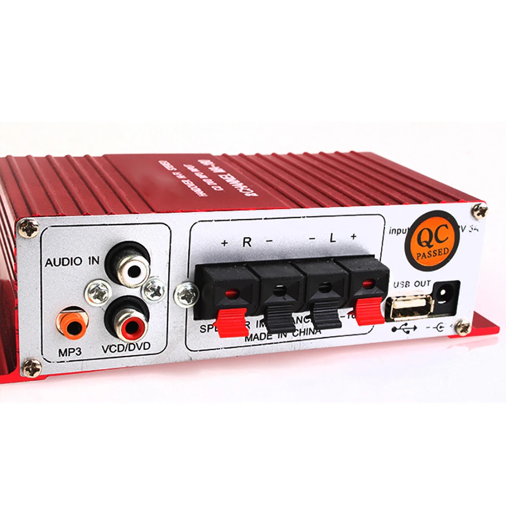 Сабвуфер цифровой автомобильный мини HIFI стерео usb зарядка светодиодный дисплей