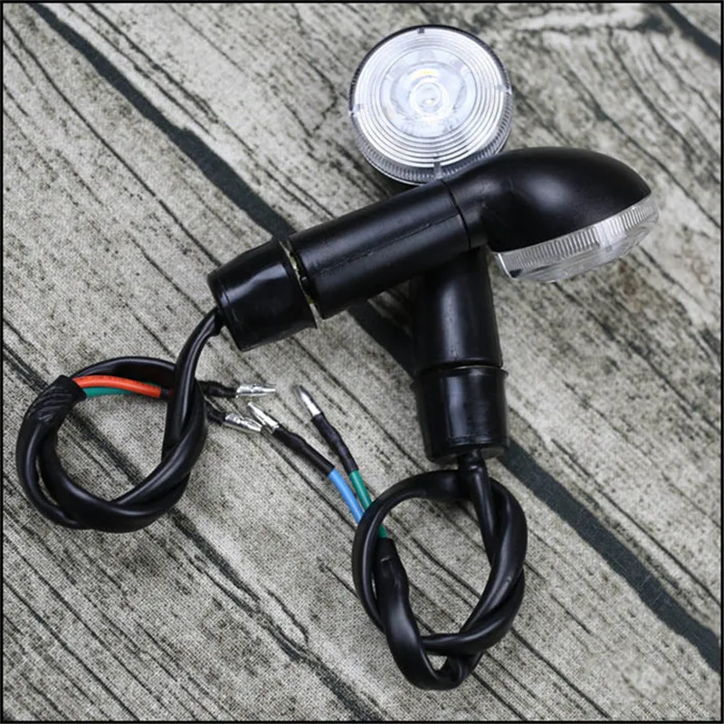 

Motorcycle Off-road LED Turn Signal Light Modified Motorcycle parts Retro Motocross Tail Lights Indicator Blinker Flash Lamp