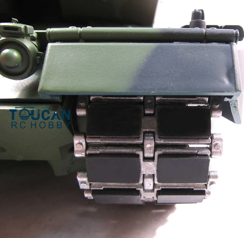 Mato 1/16 Henglong Leopard 2 A6 Metal Tracks With Rubber Pads MT157 TH00862 | Игрушки и хобби