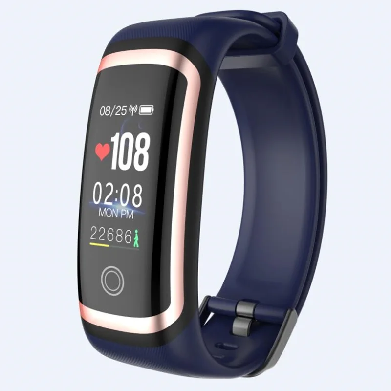 G-Blue Wearpai фитнес-трекер M4 умный Браслет для измерения артериального давления монитор сердечного ритма спортивные Смарт-часы для мужчин и женщин водонепроницаемый IP67 - Цвет: G-Blue