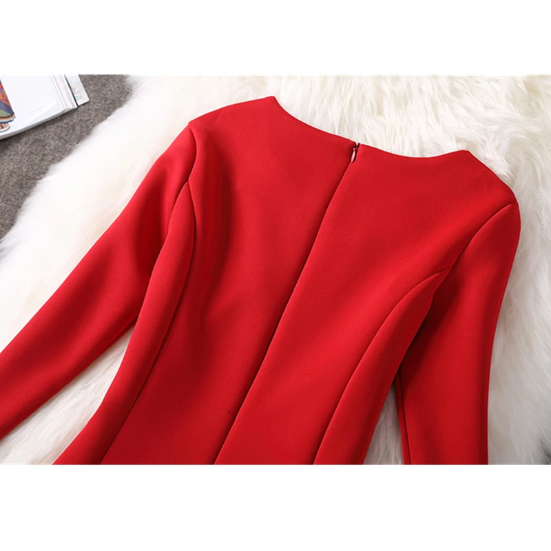 Зимние платья для женщин 2020 высокое качество Осень Новый корейский размера плюс