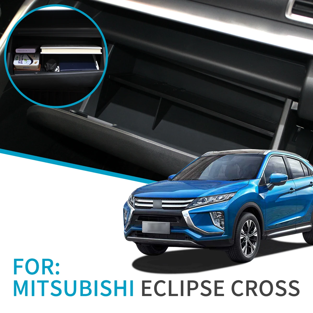 Автомобильный бардачок интервального хранения для Mitsubishi Eclipse Cross 2017 2018 2019