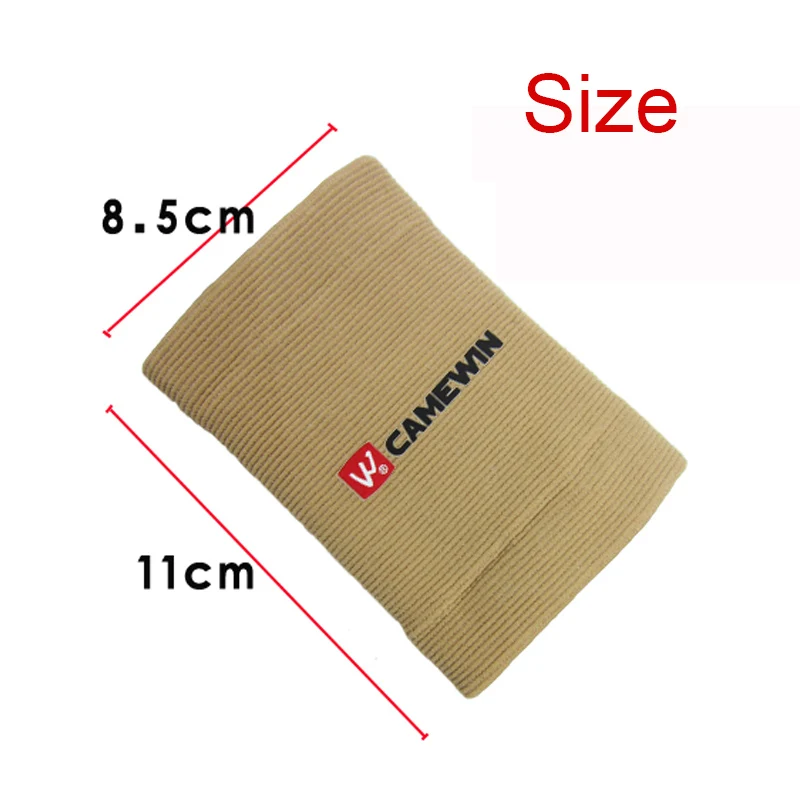 

1 Pair Absorb Sweat Wrist Support Brace Wristband CAMEWIN Brand Lengthened High Elasticity Soft Sports Wrist Protect Black Brown