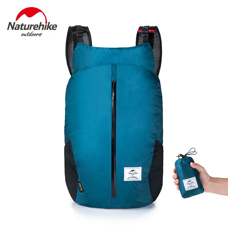 

Складной рюкзак Naturehike, Ультралегкая уличная спортивная сумка для походов и кемпинга, водонепроницаемый складной дорожный ранец
