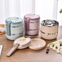 tuuth 3 layers lunch box high capacity portable bento box stainless steel food container for kids adult picnic office school