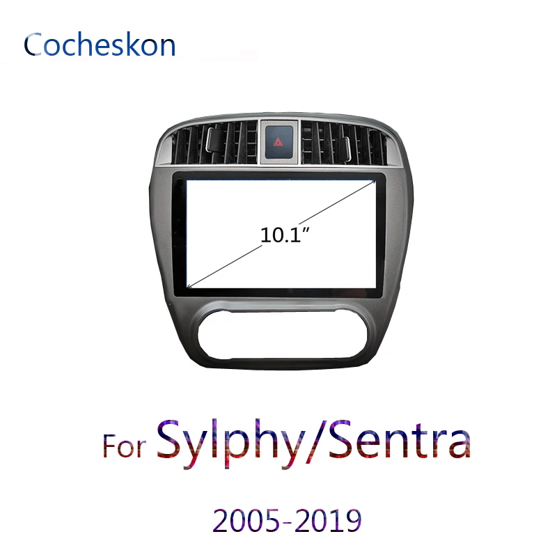 Для Nissan Sylphy/Sentra 2005 2019 G11 10 1 дюймов Автомобильная рамка для автомобильного