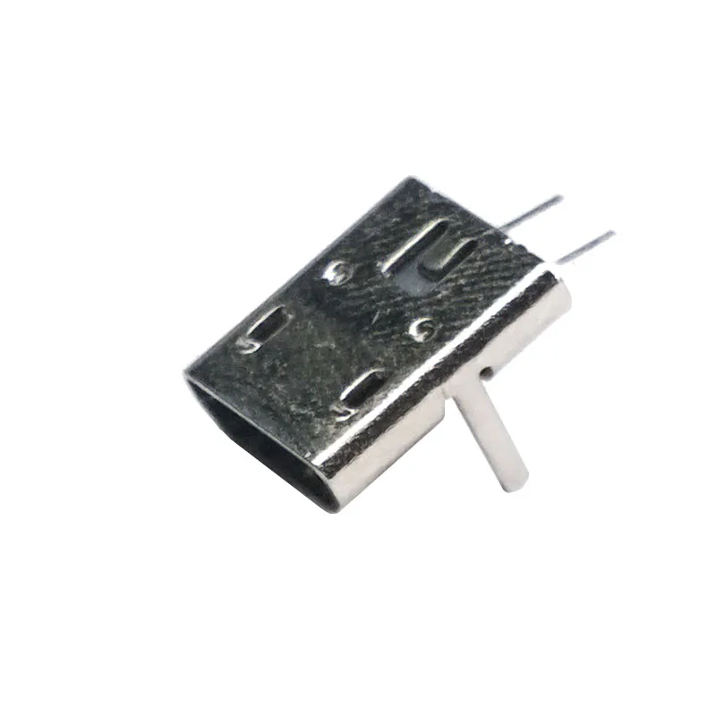 20 шт./лот USB 90 градусов DIP 2 Pin разъемы Micro разъем пластиковый корпус Jack Tail Sockect мини