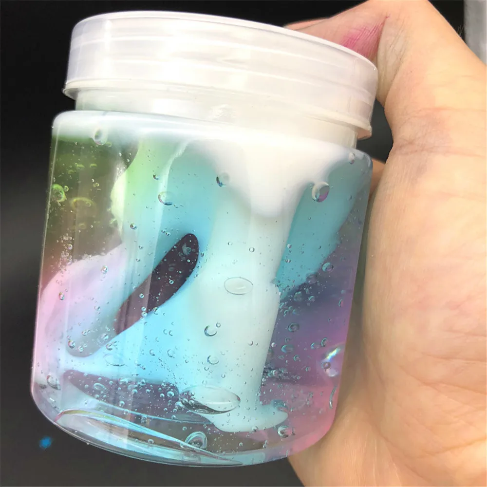 Красивый цвет смешивания облако слизи Ароматические стресс Сжимаемый игрушка