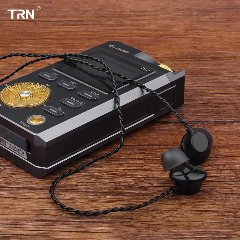 TRN H1 магнитные проводные наушники с контролем в ушах HiFi супер бас игровая