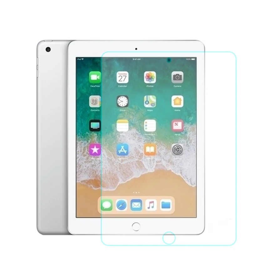Закаленное стекло 9H для Apple нового iPad 2018 2017 A1822 9 7 дюйма Защитная пленка экрана