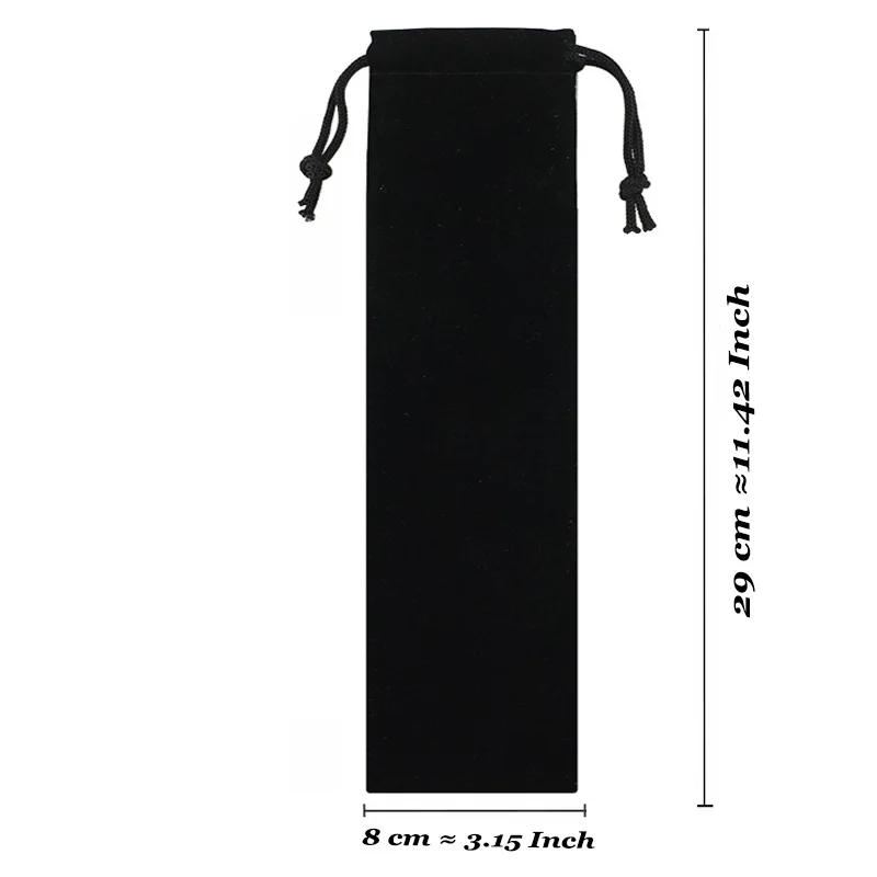 Black Bag 8cm Многоразовая пивная соломенная Высокое качество 304 Нержавеющая сталь металлическая соломинка с чистящая щетка для кружек 20/30 унций Кофе Барные аксессуары - Цвет: Black Bag 8cm