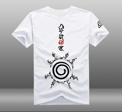 Наруто футболка Косплей Аниме uzumaki Naruto сплетни печать футболка Летняя хлопковая с коротким рукавом Футболки-топы унисекс