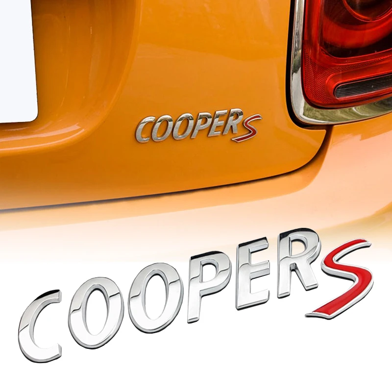 Металлическая 3d-наклейка с эмблемой для MINI Cooper JCW F54 F55 F56 F60 R50 R52 R55 R56 R60 R61