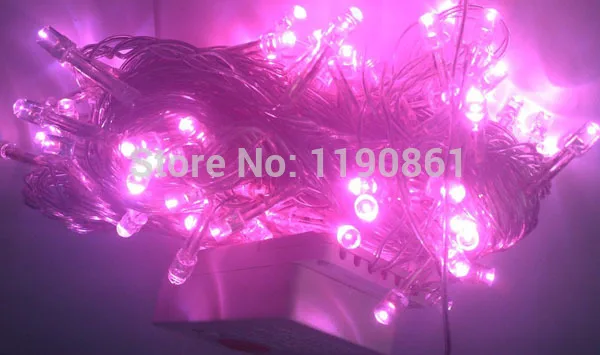 Бесплатная доставка Рождественская светодиодная гирлянда 110 В/220 В 10 м/100