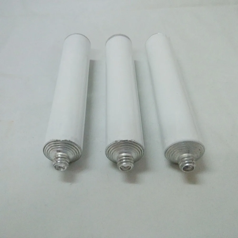 100 шт. 10 мл Пустые алюминиевые тюбики для зубной пасты с игольчатым колпачком