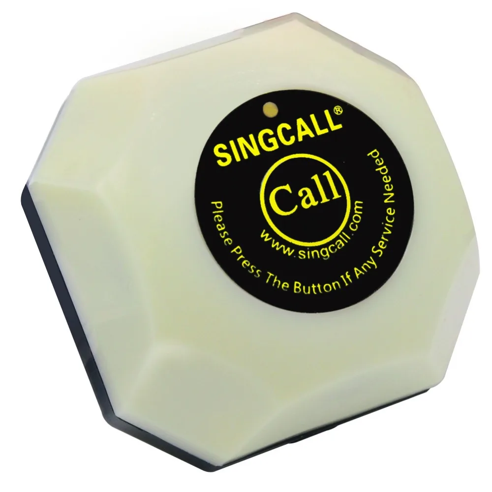 SINGCALL Беспроводная система зуммера для эффективного обслуживания 5 настольные