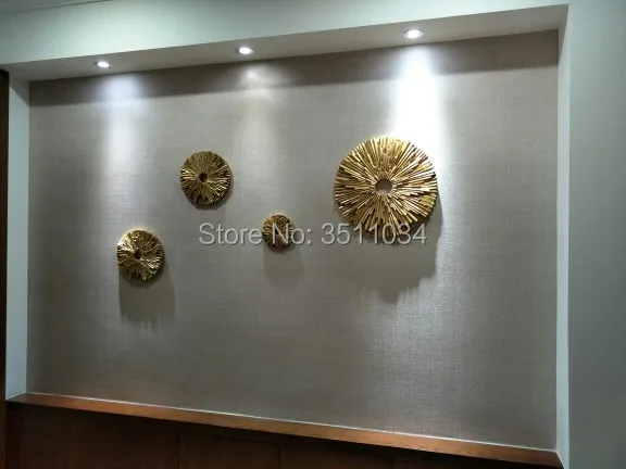 

Simple modern circular creative wall decoration, living room wall decoration, wall decoration, TV background wall three-dimensio