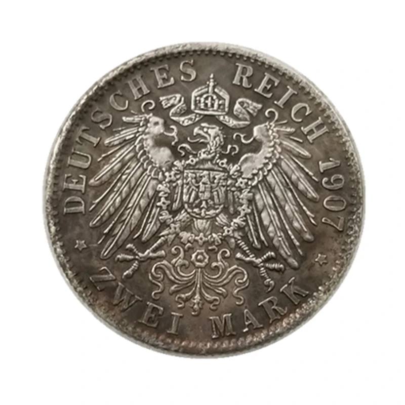 1907 German States BADEN 2 Mark coin-King Friedrich COPY | Non-currency Coins