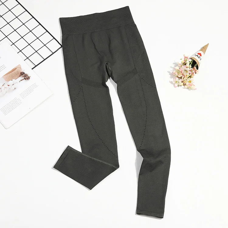 green pant Женские Бесшовные легинсы с эффектом пуш-ап, штаны для йоги, спортивные Леггинсы, трико для спортзала, штаны для фитнеса и тренировок, Стрейчевые штаны с высокой талией для бега - Цвет: green pant