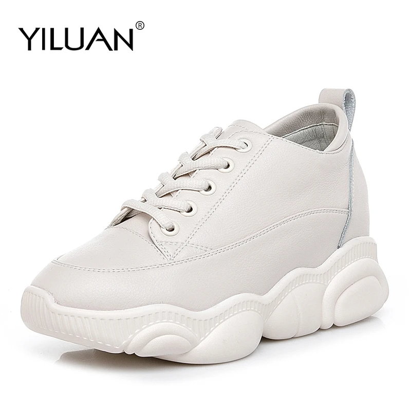 Маленькие белые туфли из натуральной кожи женские кроссовки Новинка 2019 года