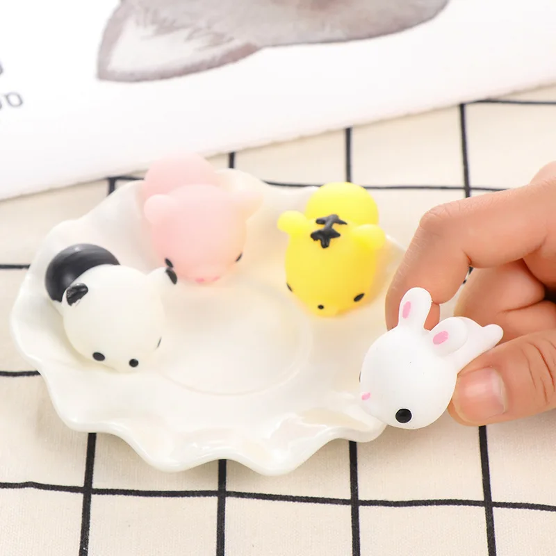 5 шт. мини милые мягкие Животные антистресс игрушки Kawaii игрушка для снятия