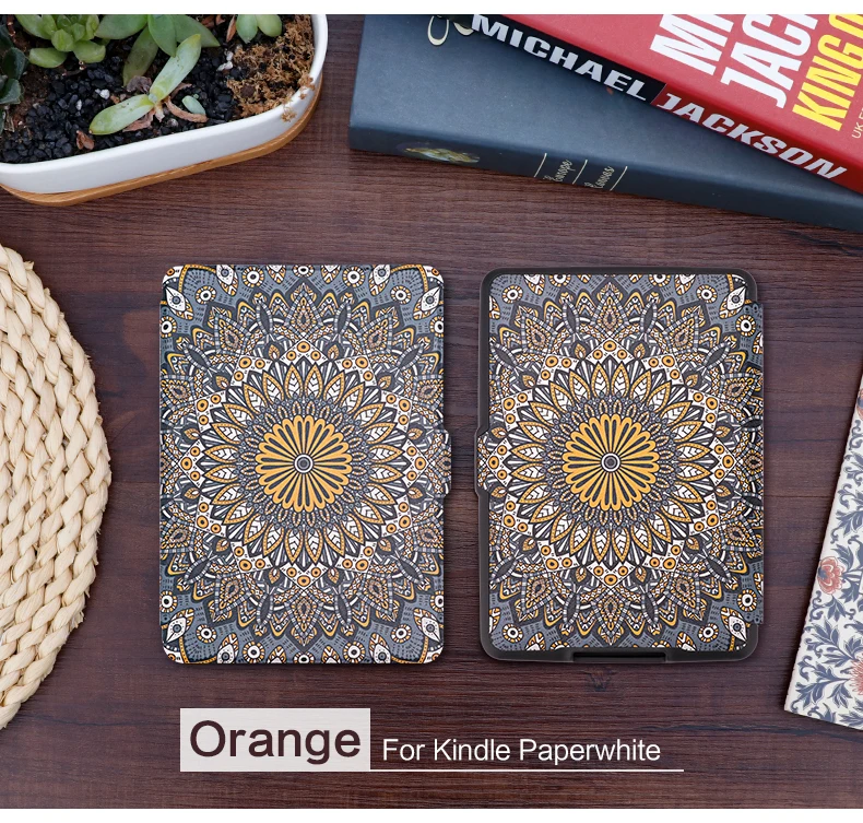 ТПУ чехол для Amazon Kindle Paperwhite 1/2/3 Smart Cover живопись для чтения электронных книг чехол для Kindle Paperwhite 1/2/3 с автоматическим включением/Sleep(Пробуждение/спящий режим