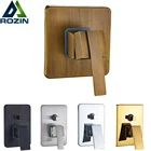 Латунный Смеситель для душа, смеситель для душа, скрытый вентиль кранов, переключатель управления для душа