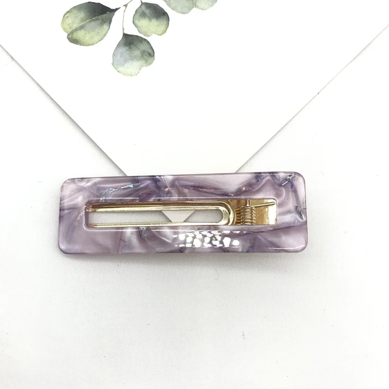 Модные женские Винтажные заколки для волос Леопардовый зажим геометрическая