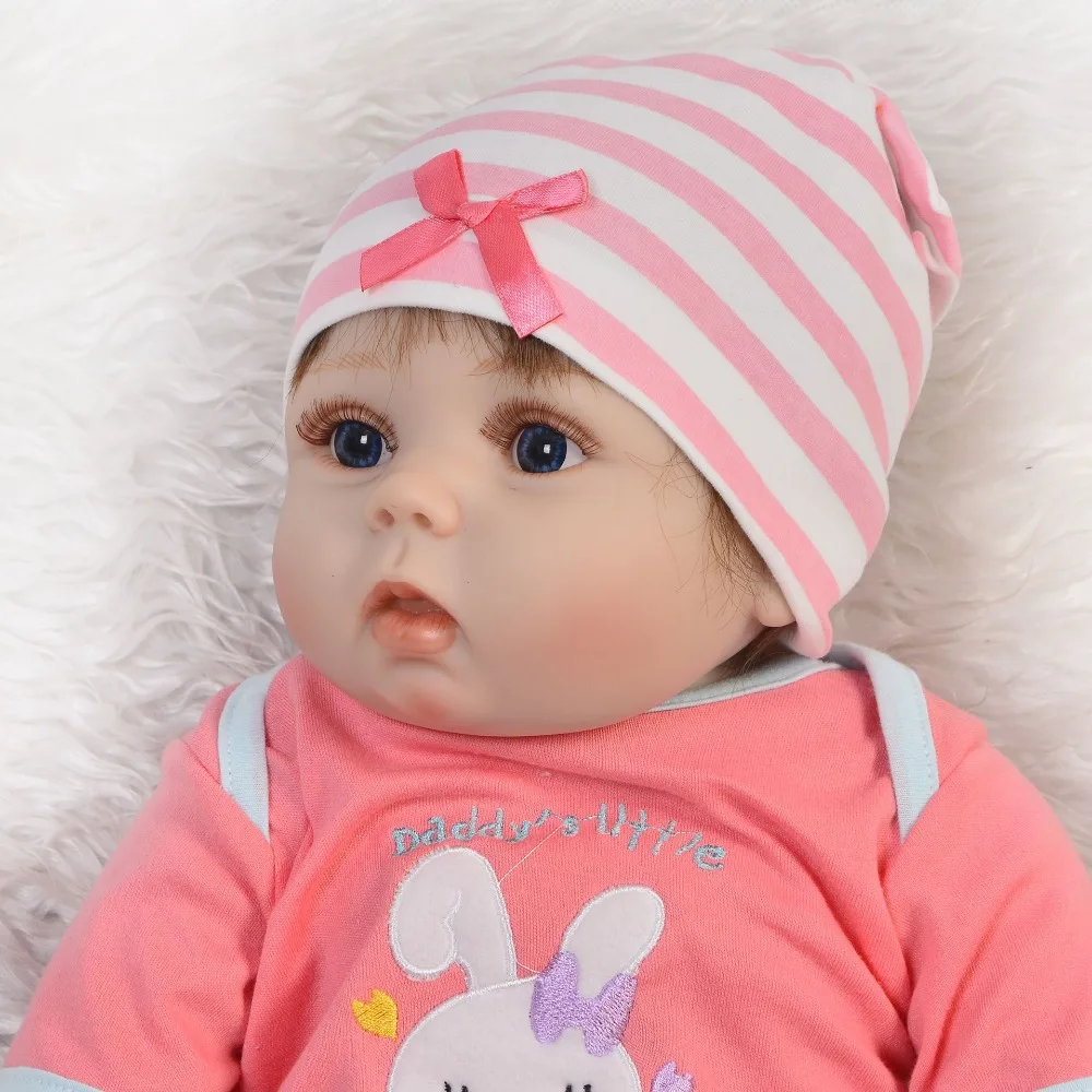 Bebe оригинальные куклы Reborn de Silicone девушка тело 57 см модные куклы игрушки для девочек boneca reborn Детские подарки bb reborn