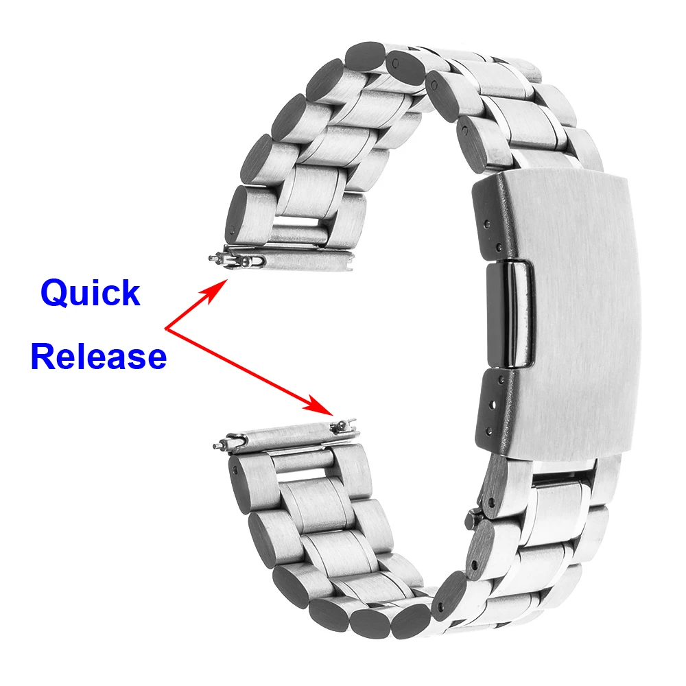 Ремешок из нержавеющей стали для Casio BEM 302 307 501 506 517 EF MTP быстросъемный браслет с