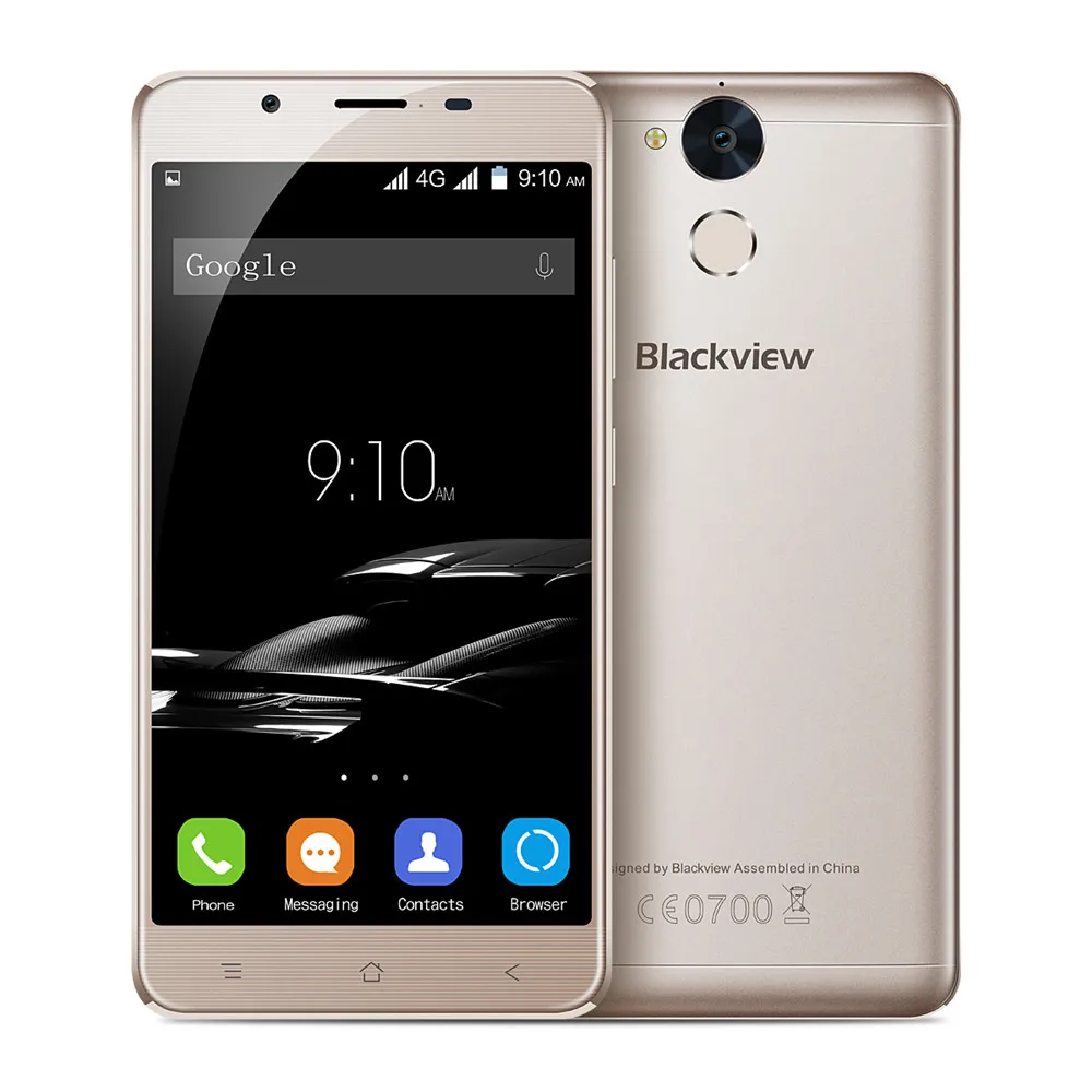 Новый Blackview P2 4G FDD LTE смартфон 5 дюймов B Оперативная память 6 Встроенная Android 0 mt6750t