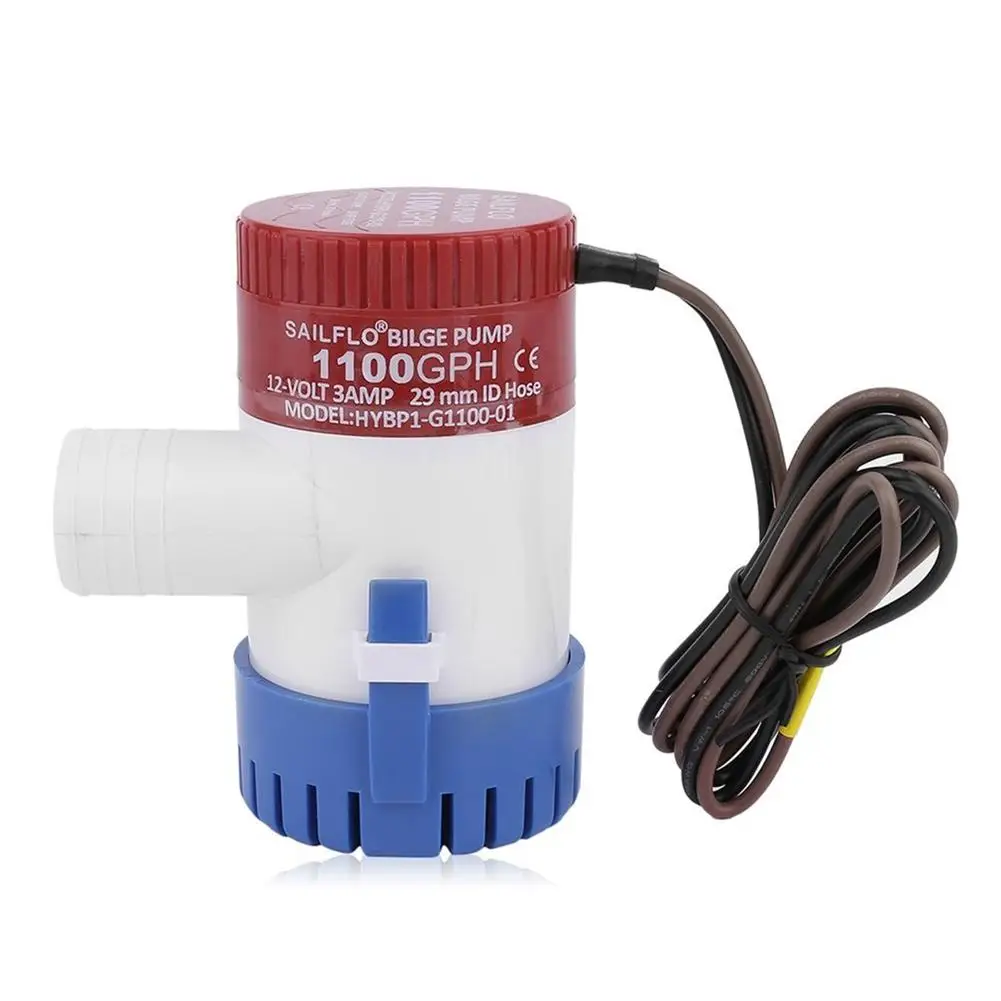 10*5 5 см Трюмный насос 1100GPH DC 12V 24V Электрический водяной для Aquario погружной