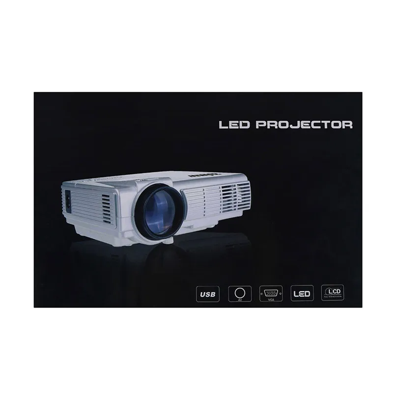 HIPERDEAL Мини проектор для мобильного телефона lcd 4 дюйма светодиодный HD портативный домашний проектор может съёмная карта USB интерфейс HDMI Apr19