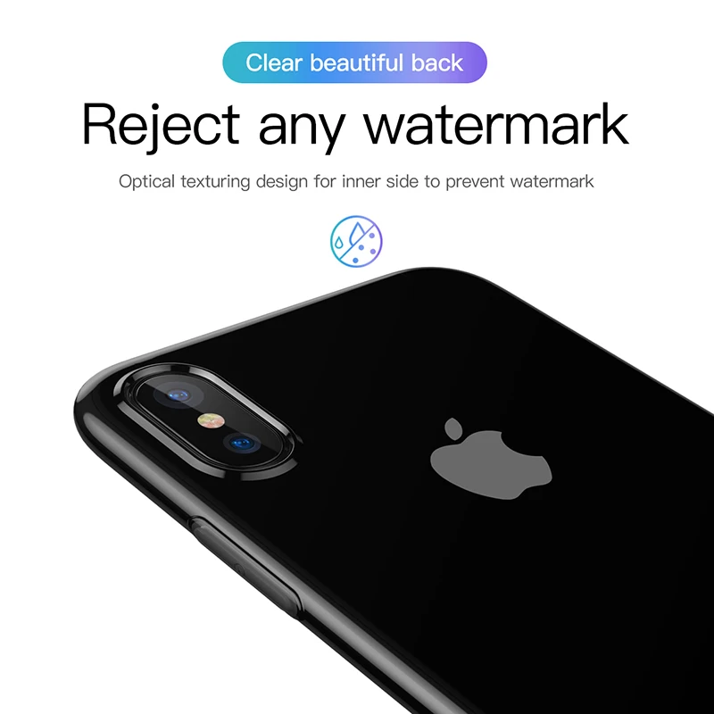 Ультратонкий Мягкий Прозрачный чехол Baseus для iPhone Xs Max XR ТПУ чехол-накладка с