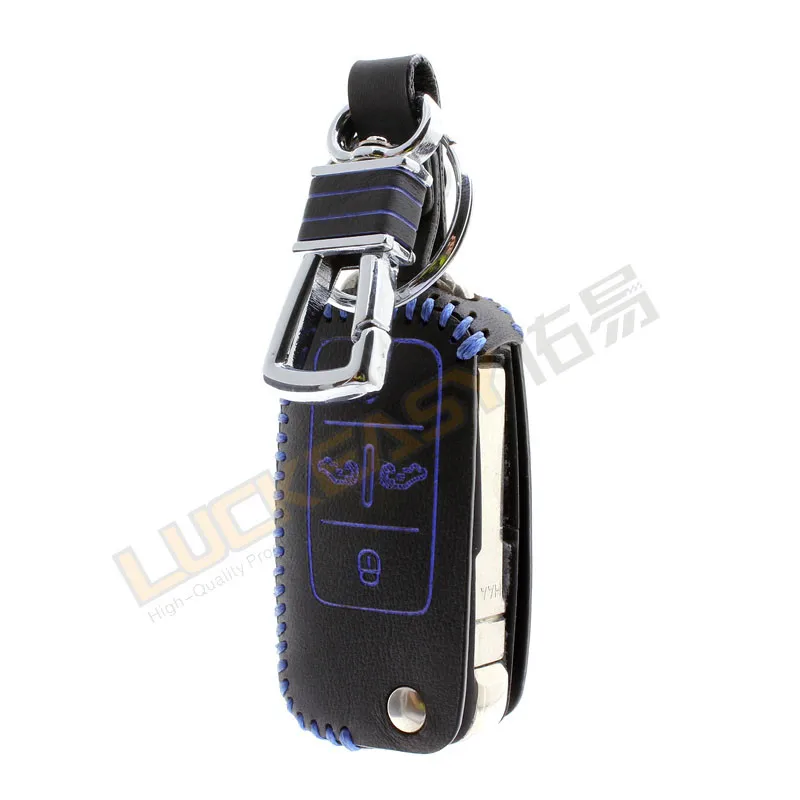 Чехол для ключей Volkswagen VW Sharan 2012 2013 2014 multivan 2.0L кожаный чехол автомобиля кошелек