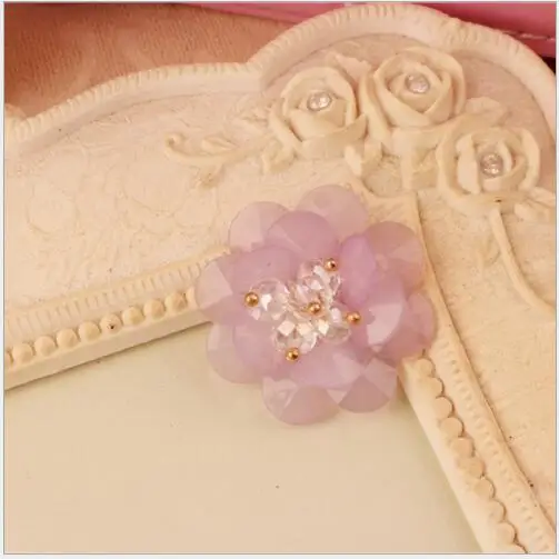 Новый дизайн 30 шт./лот украшение с белым горным хрусталем желеобразный Цвет 3D