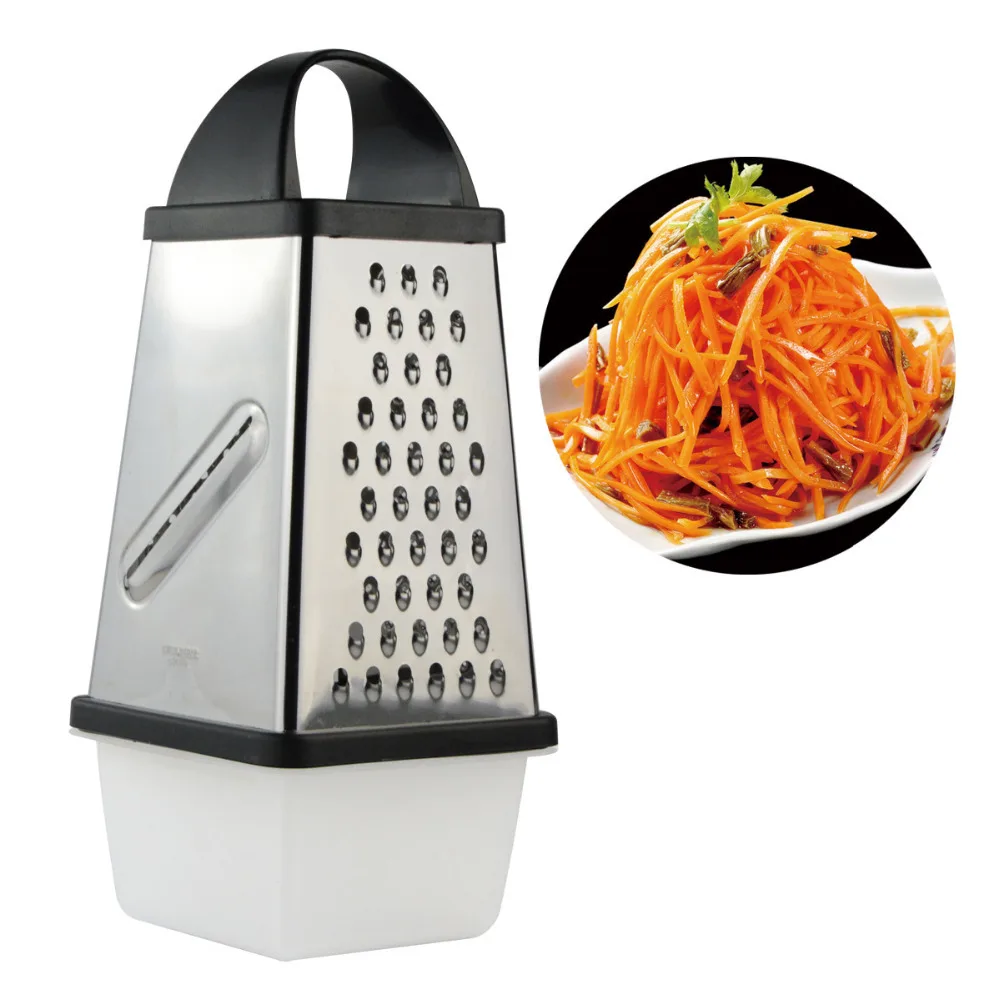 4 сторонний измеритель из нержавеющей стали грубые лезвия терка для сыра Zester Slicer