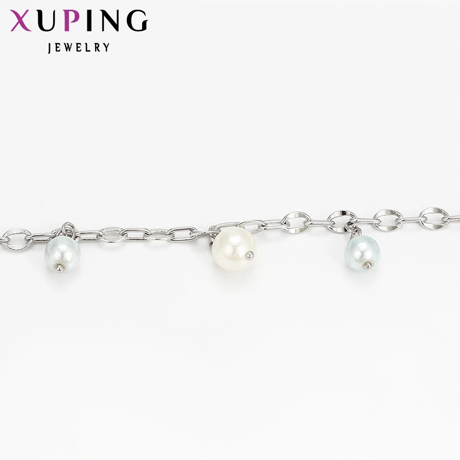 Xuping, модный ножной браслет, Новое поступление, цветное покрытие, высокое качество, роскошная цепочка для ног, ювелирное изделие, специальный подарок для женщин S14.1/34,3-72174