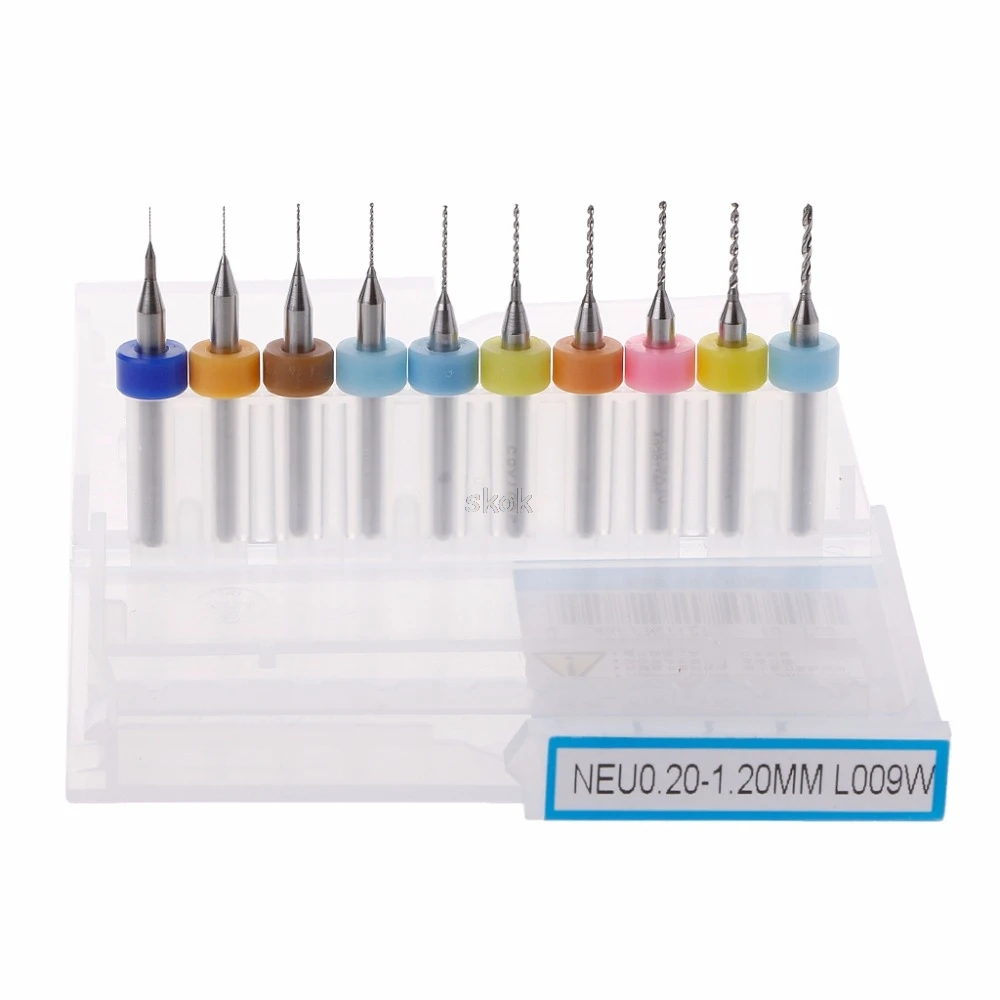 10 шт. твердосплавные насадки для сверления печатных плат|Материалы 3D-печати| |