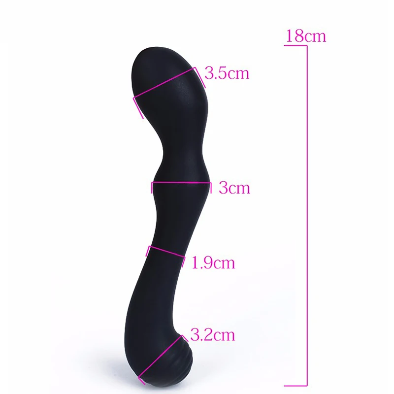 Силиконовая мягкая анальная пробка Анальный массажер простаты женский