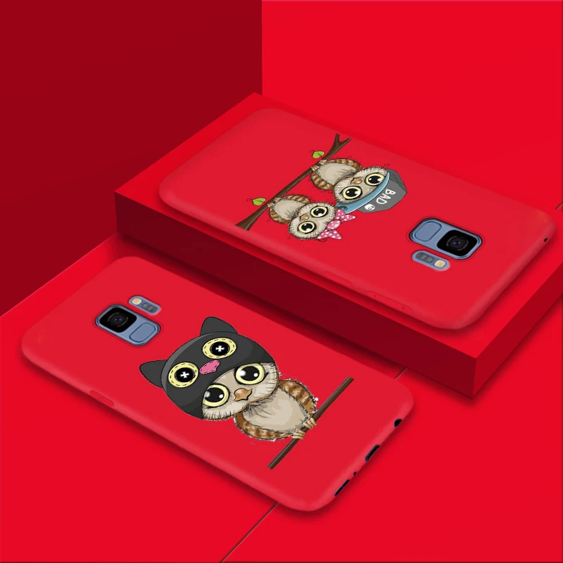 Милый силиконовый чехол JURCHEN с мультяшным рисунком для Samsung Galaxy S9 S8 Plus S6 S7 Edge