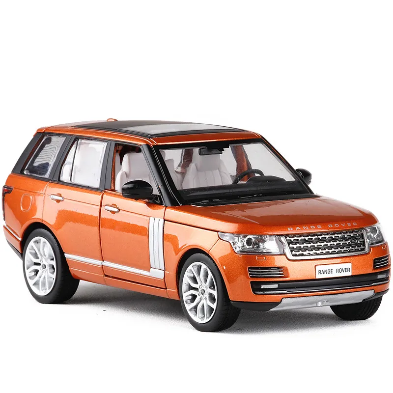 Моделирование 1:24 Range Rover SUV модель автомобиля из сплава Детская Подарочная звук и