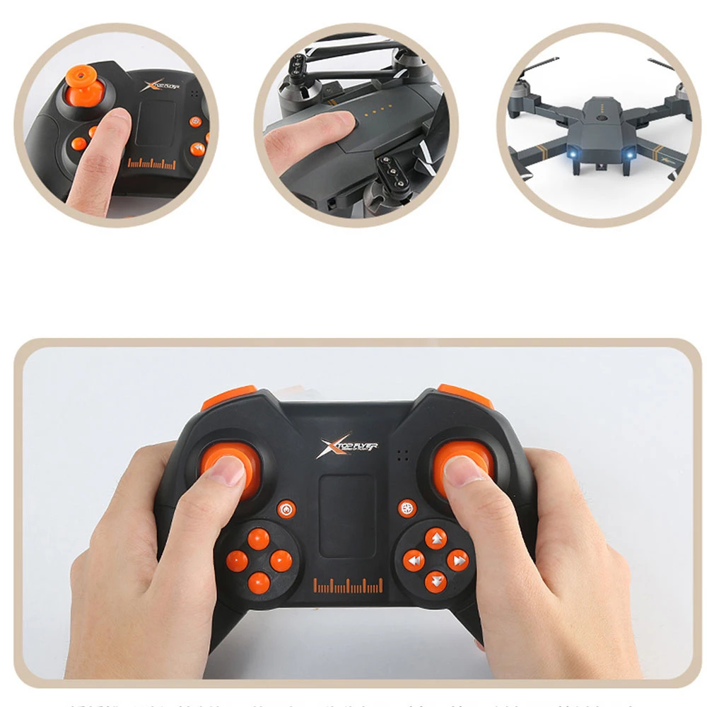 Lensoul XT-1 Безголовый режим 2,4 ГГц 4CH Full HD 1080P камера Дрон режим метания фиксированный высокий складной БПЛА приемный пакет