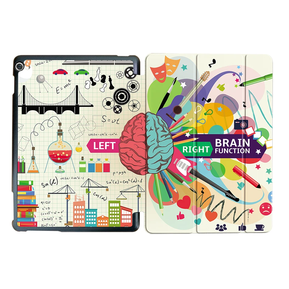 HW06 MTT мультфильм чехол с граффити для huawei MediaPad M3 Lite 10 дюймов BAH-W09 BAH-AL00 тонкий из искусственной кожи флип Смарт-Чехол протектор - Цвет: HW06