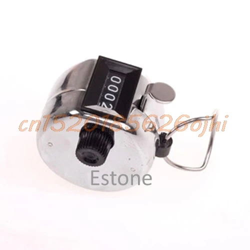 Гольф Tally кликер счетчик 4 значный число удобный цифровой хром ручной # H030 #|golf