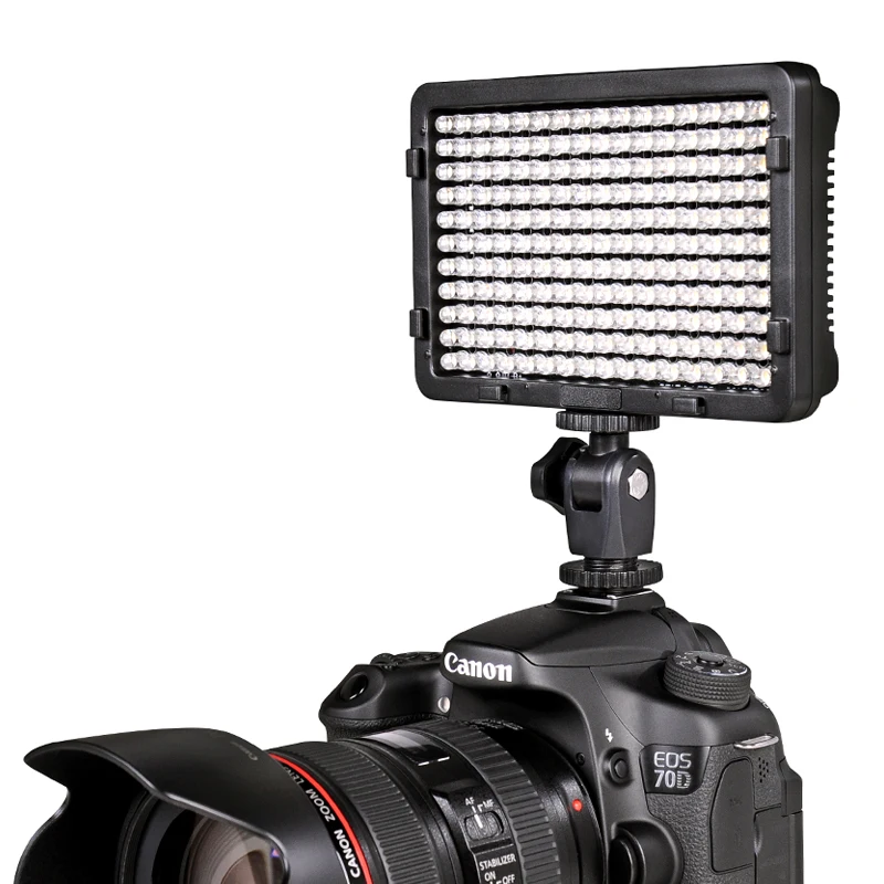Камера HD 176 светодиодов светодиодная видеокамера для CANON NIKON DSLR камера Бесплатная