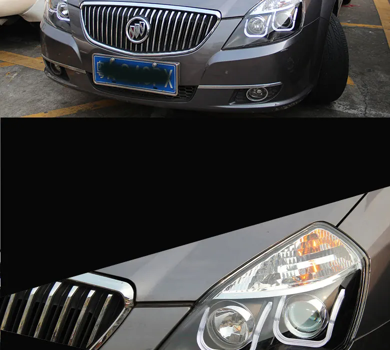 DY_L Автомобиль Стайлинг фара для Buick Excelle 2008-2013 светодиодный фары DRL H7/D2H HID Xenon Биксеноновые линзы