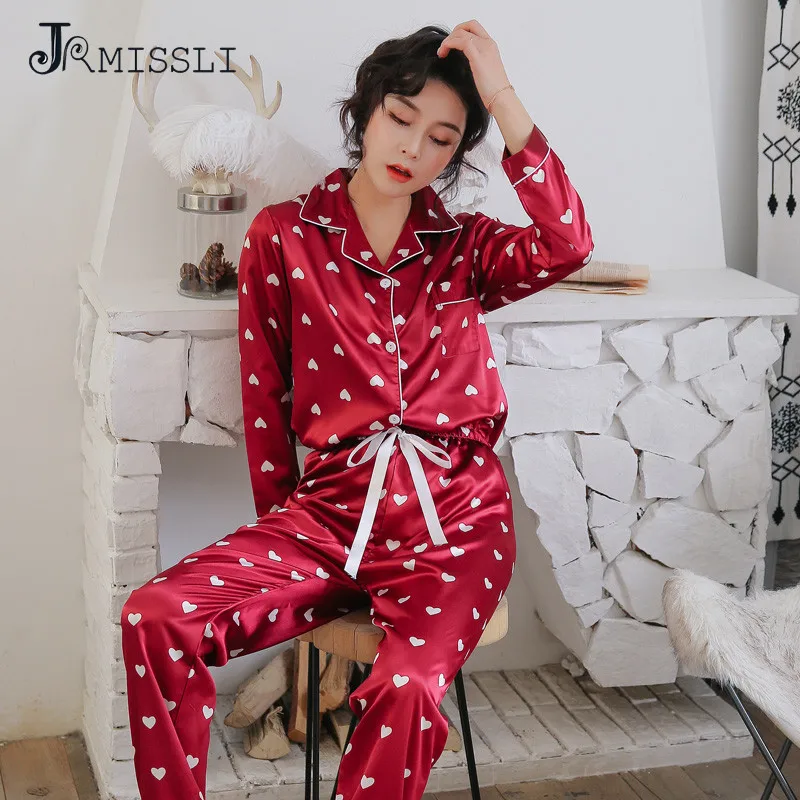 JRMISSLI/Брендовые женские пижамные комплекты из двух предметов с принтом в виде